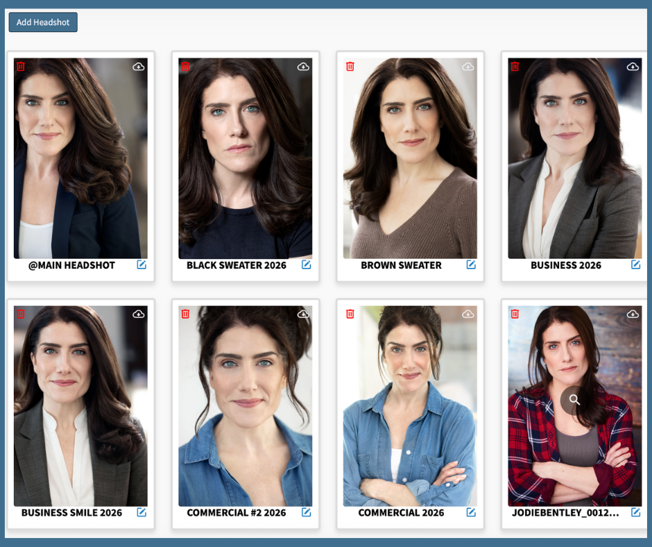 TAO headshot management screen
